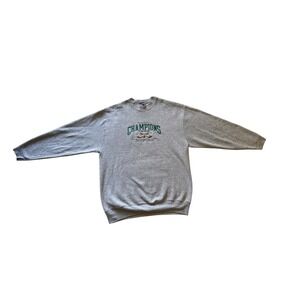 Vintage Pro Player Dallas Stars 1999 Stanley Cup Champions Sweatshirt Gray XL